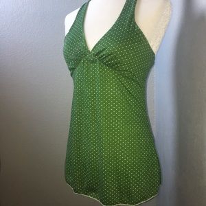 Green strapless tank by Alloy